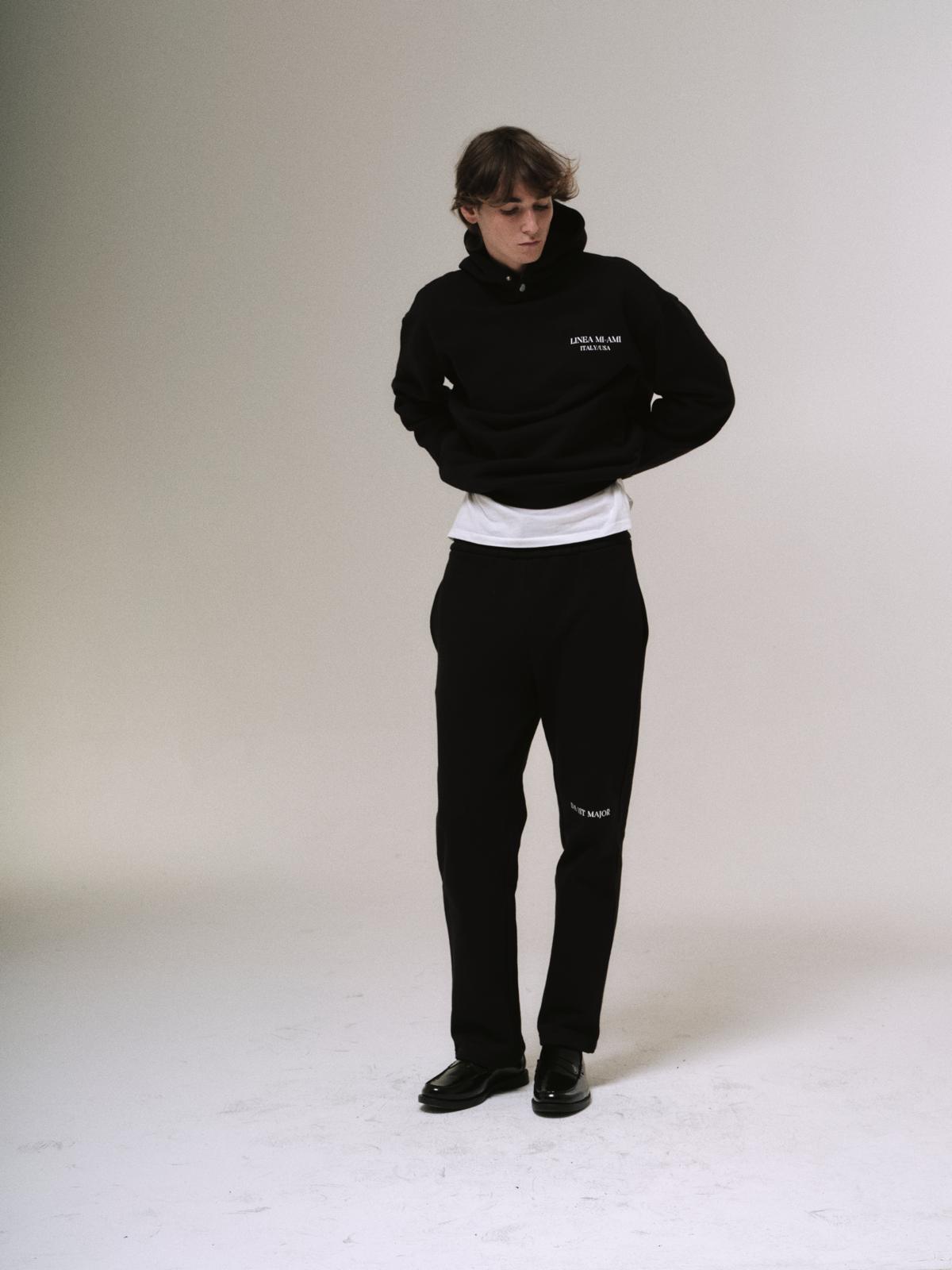 DA 1ST MAJOR Black Sweatpants LINEA MI-AMI